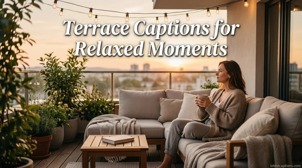 Terrace Captions for Relaxed Moments