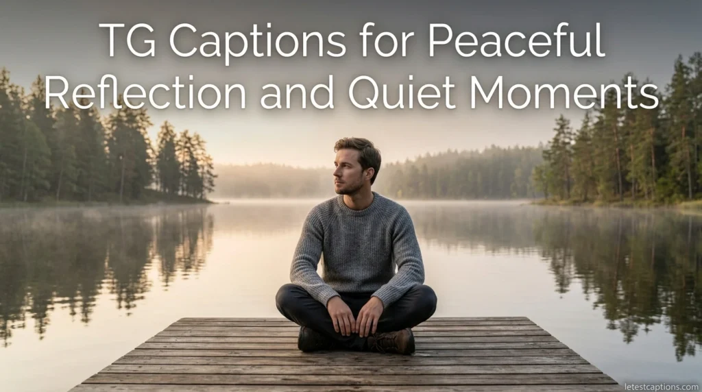 TG Captions for Peaceful Reflection and Quiet Moments