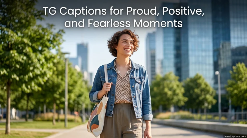 TG Captions for Proud, Positive, and Fearless Moments