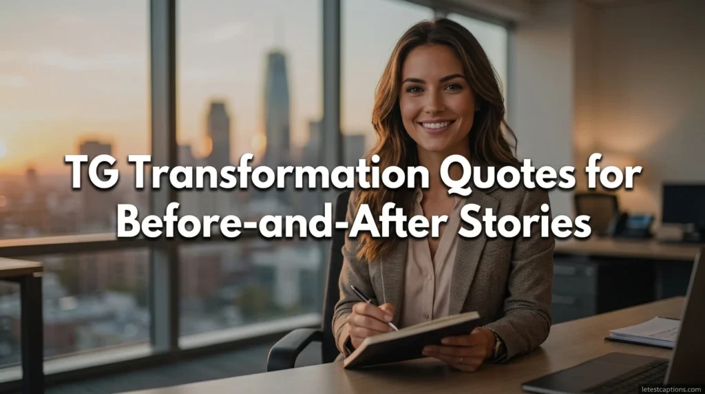 TG Transformation Quotes for Before-and-After Stories