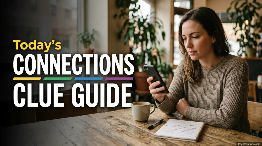 Todayβs Connections Clue Guide