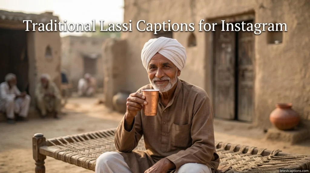 Traditional Lassi Captions for Instagram
