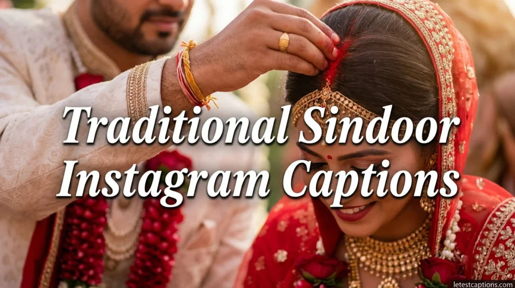 Traditional Sindoor Instagram Captions
