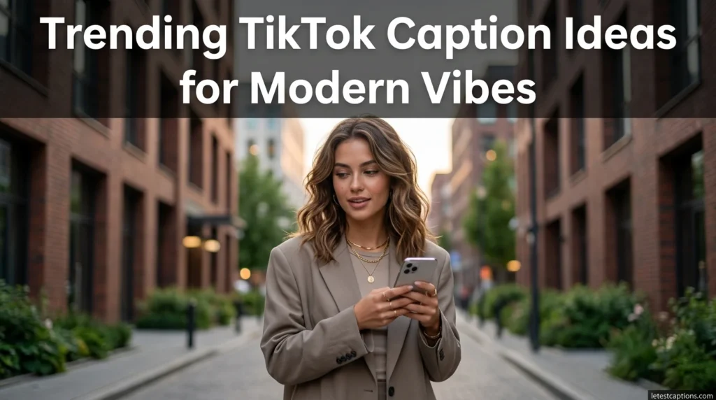 Trending TikTok Caption Ideas for Modern Vibes