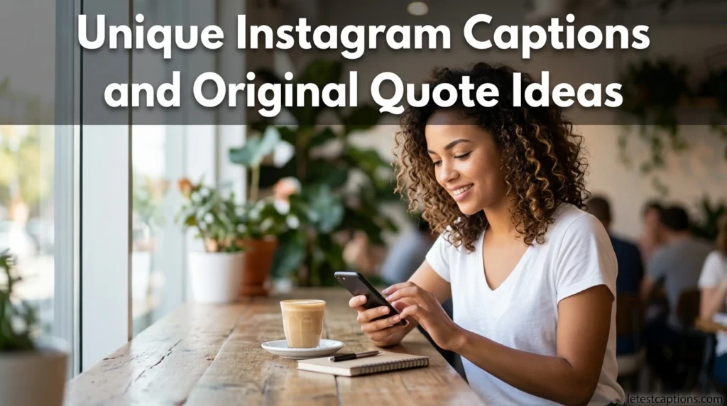 Unique Instagram Captions and Original Quote Ideas