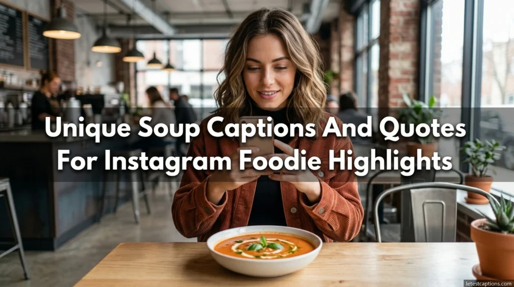 Unique Soup Captions And Quotes For Instagram Foodie Highlights