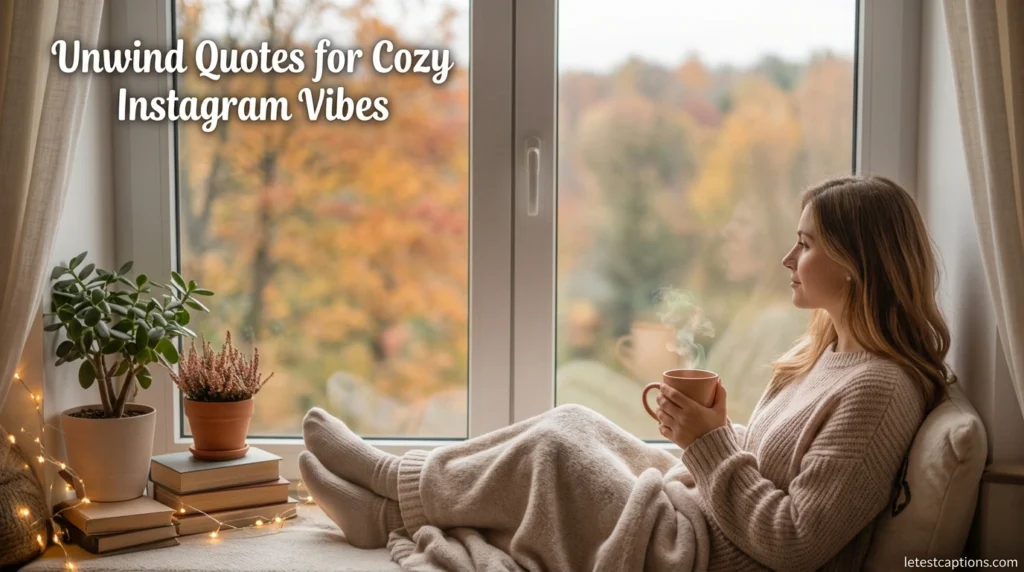Unwind Quotes for Cozy Instagram Vibes