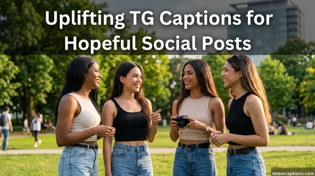 Uplifting TG Captions for Hopeful Social Posts