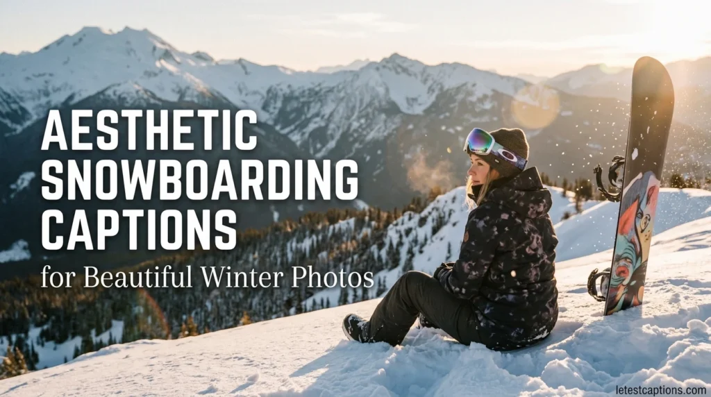 Aesthetic Snowboarding Captions for Beautiful Winter Photos