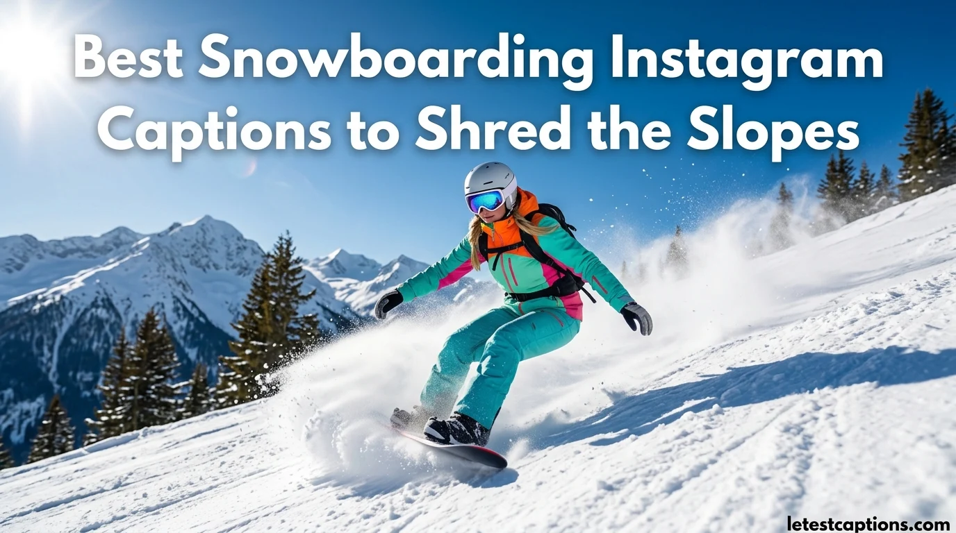 Best Snowboarding Instagram Captions to Shred the Slopes