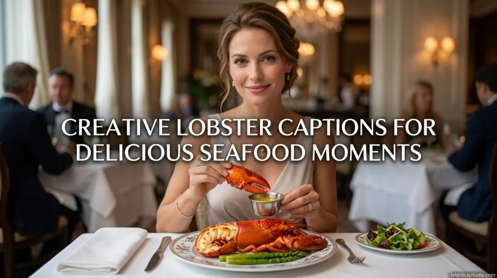 Creative Lobster Captions for Delicious Seafood Moments