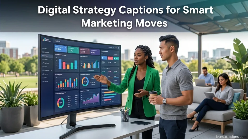 Digital Strategy Captions for Smart Marketing Moves