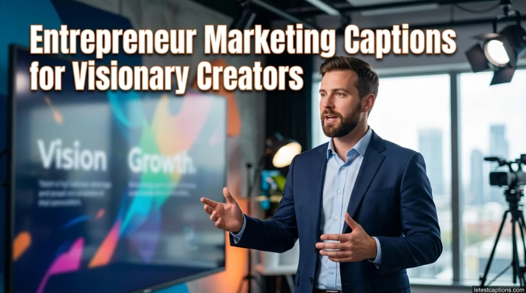 Entrepreneur Marketing Captions for Visionary Creators