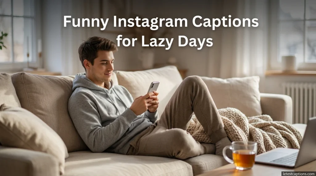 Funny Instagram Captions for Lazy Days