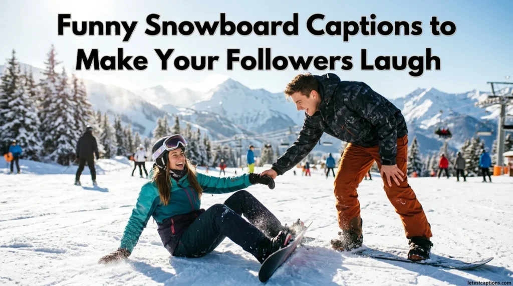 Funny Snowboard Captions to Make Your Followers Laugh