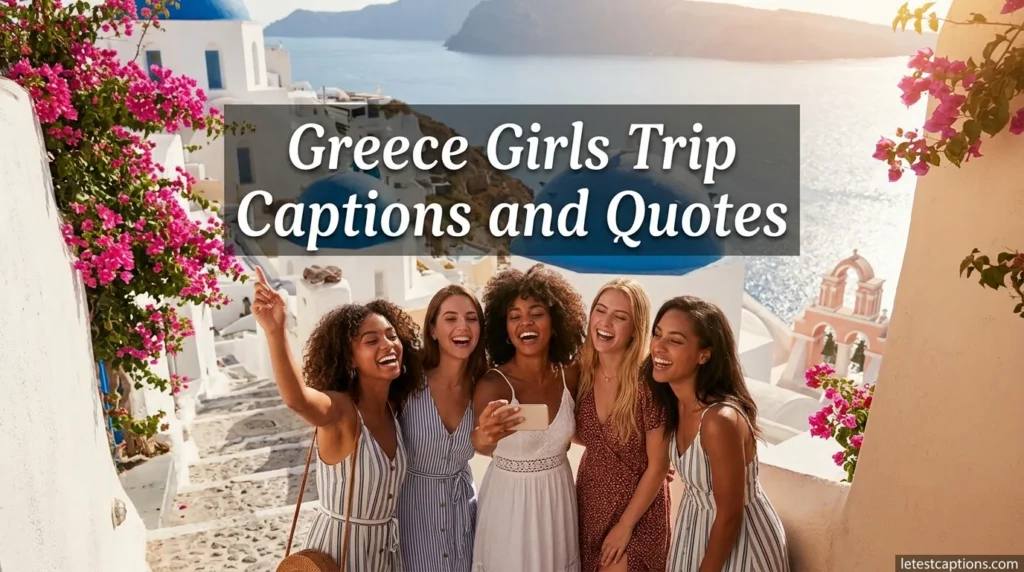 Greece Girls Trip Captions and Quotes