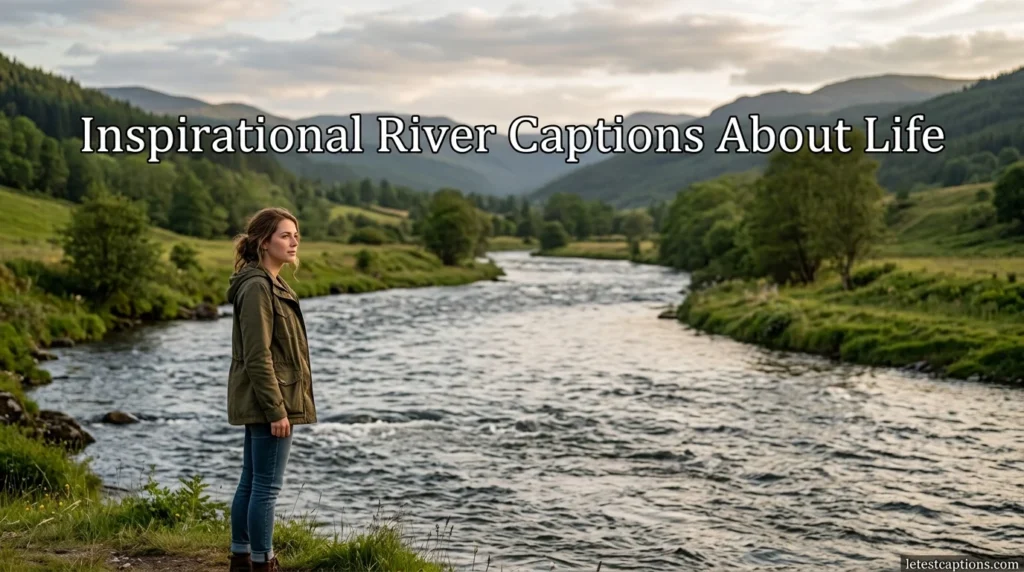 Inspirational River Captions About Life