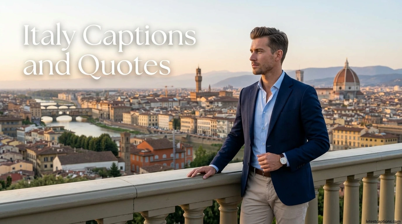 Italy Captions and Quotes