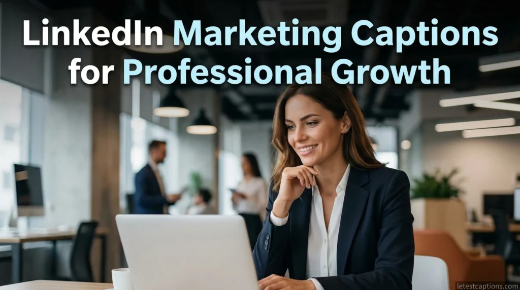 LinkedIn Marketing Captions for Professional Growth