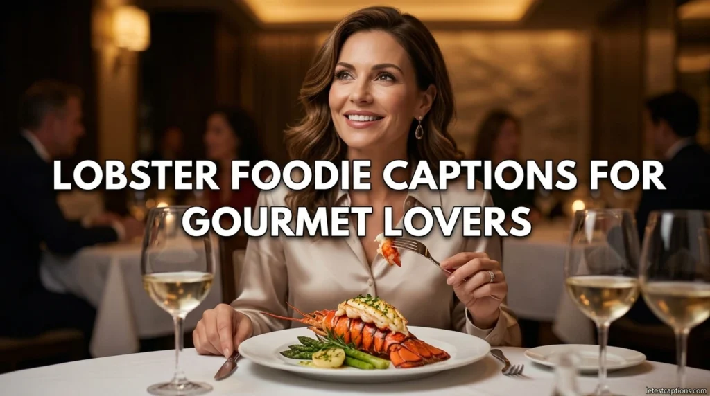 Lobster Foodie Captions for Gourmet Lovers