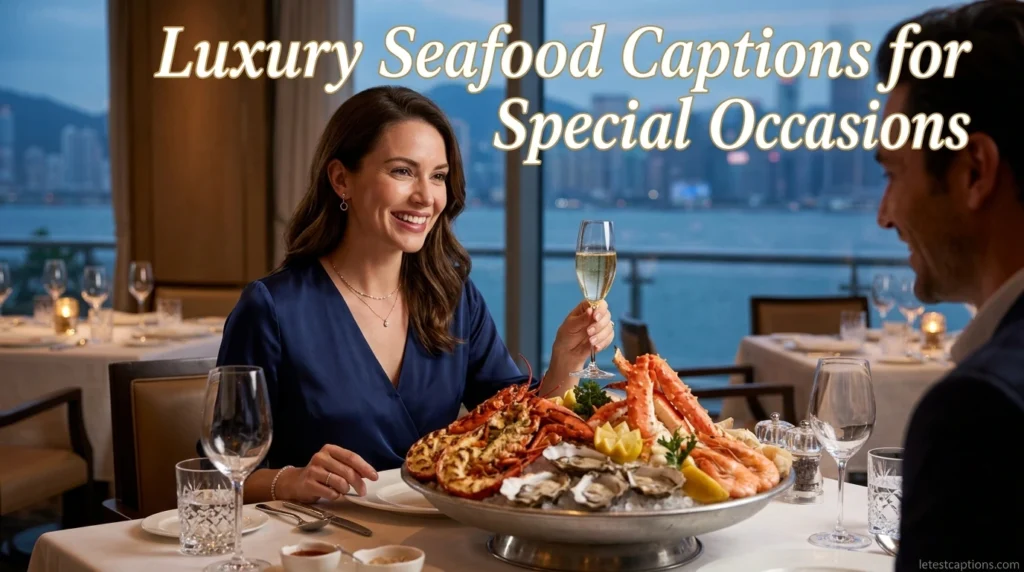 Luxury Seafood Captions for Special Occasions