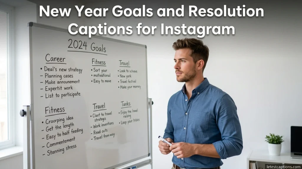 New Year Goals and Resolution Captions for Instagram