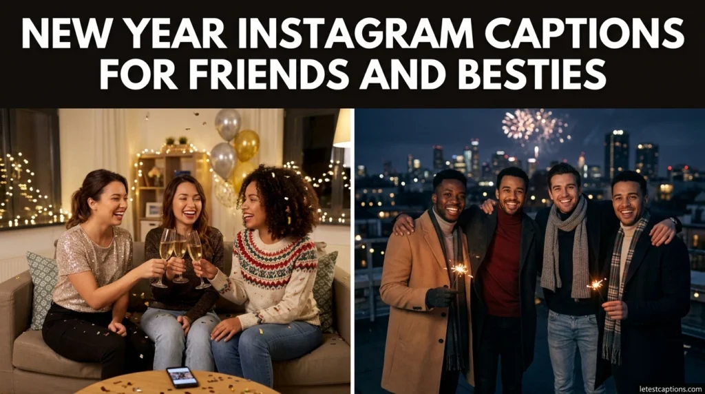 New Year Instagram Captions for Friends and Besties
