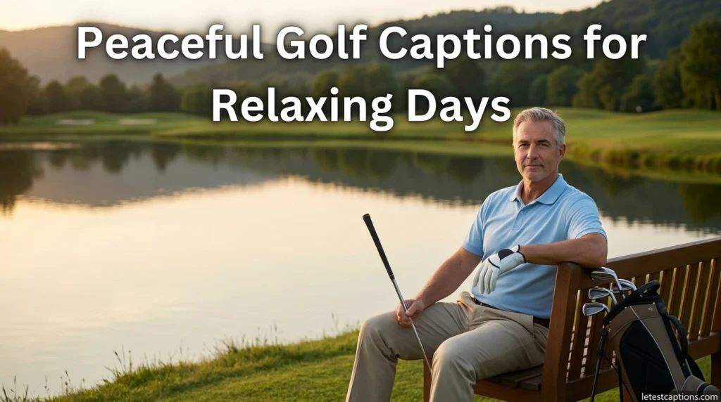 Peaceful Golf Captions for Relaxing Days