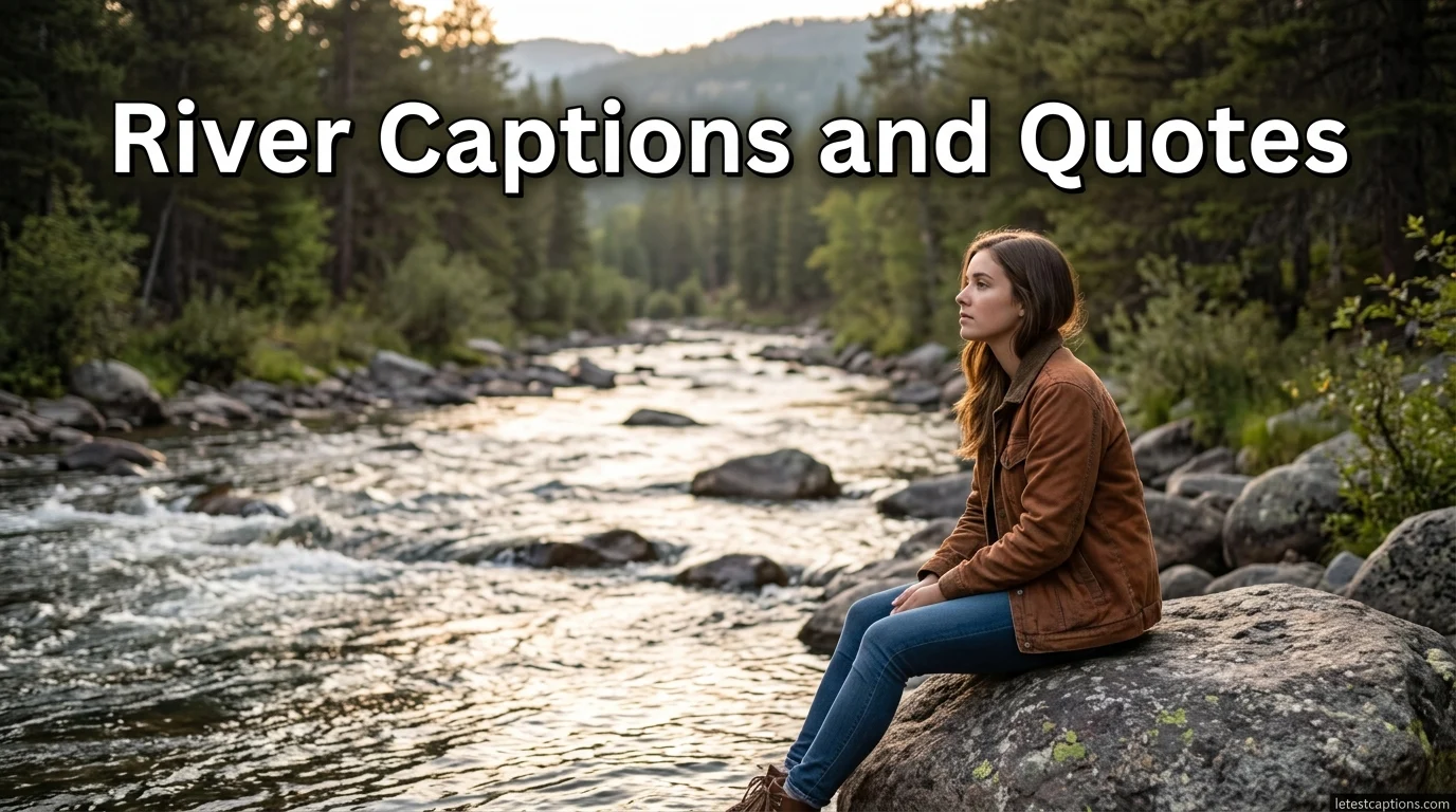 River Captions and Quotes