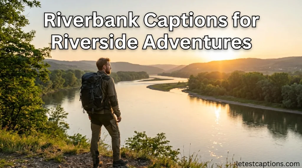 Riverbank Captions for Riverside Adventures