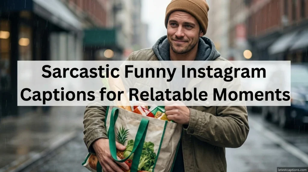 Sarcastic Funny Instagram Captions for Relatable Moments