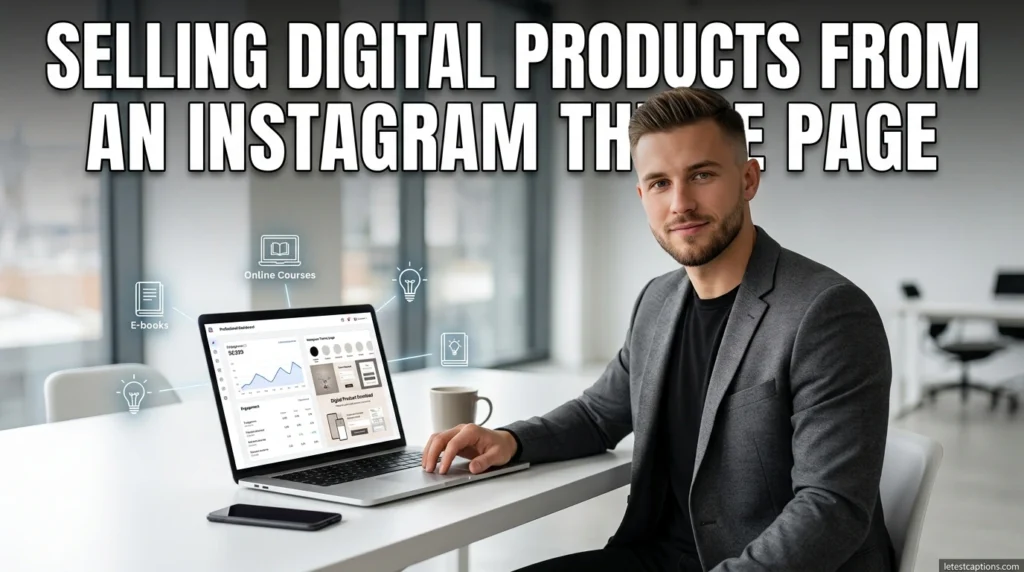 Selling Digital Products From an Instagram Theme Page
