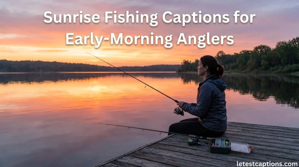Sunrise Fishing Captions for Early-Morning Anglers