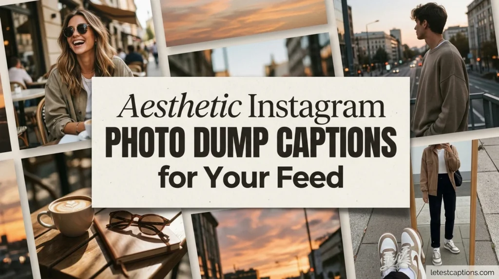 Aesthetic Instagram Photo Dump Captions for Your Feed