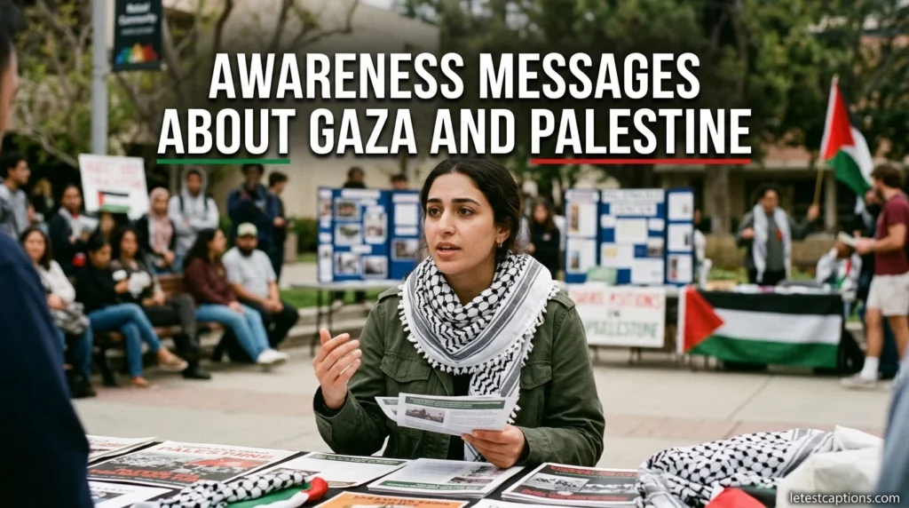Awareness Messages About Gaza and Palestine
