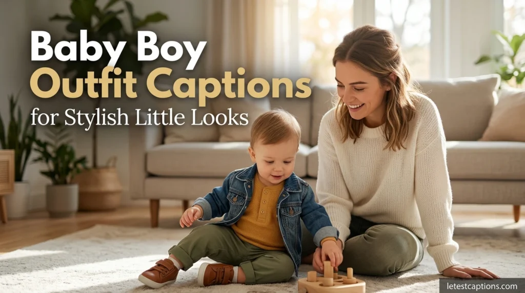 Baby Boy Outfit Captions for Stylish Little Looks