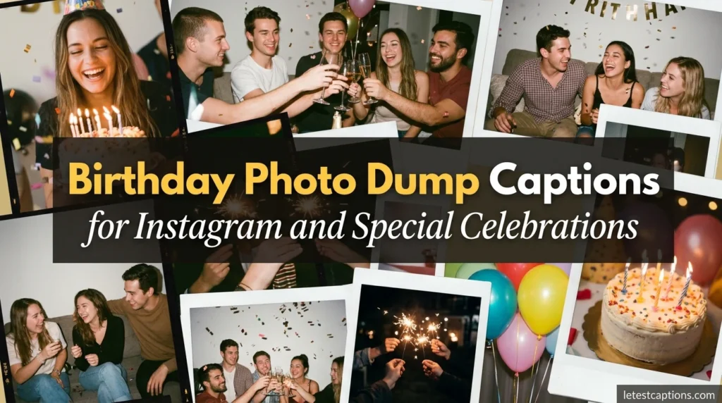 Birthday Photo Dump Captions for Instagram and Special Celebrations
