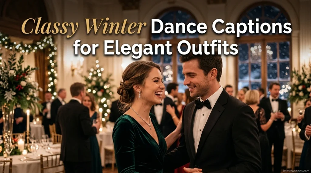 Classy Winter Dance Captions for Elegant Outfits
