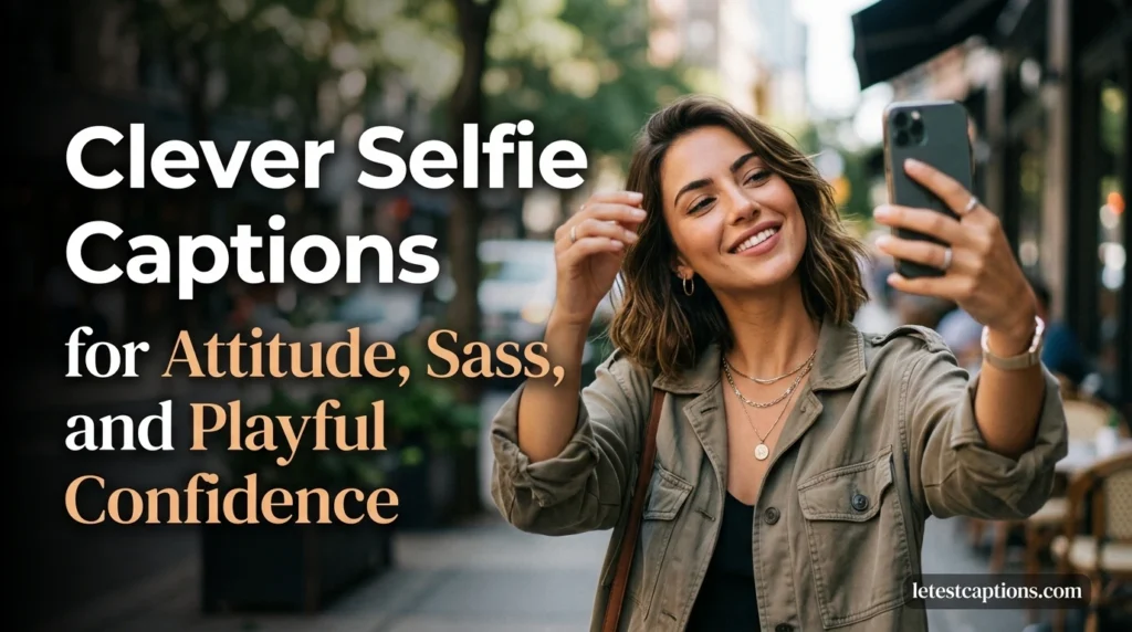 Clever Selfie Captions for Attitude, Sass, and Playful Confidence