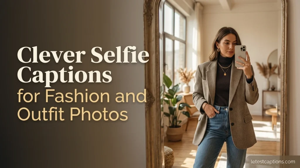 Clever Selfie Captions for Fashion and Outfit Photos