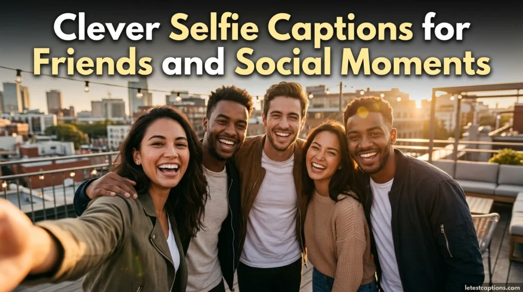 Clever Selfie Captions for Friends and Social Moments