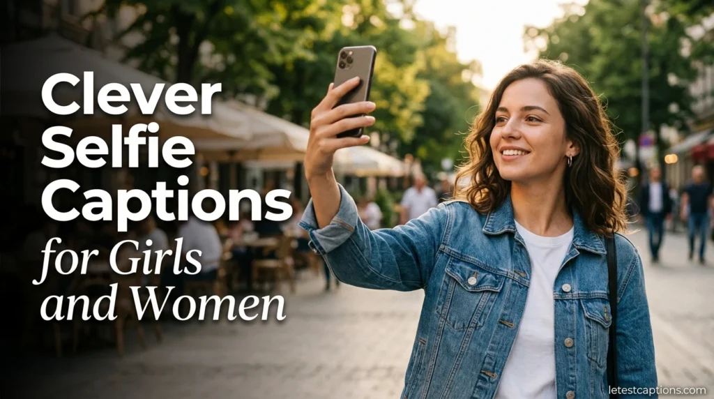 Clever Selfie Captions for Girls and Women