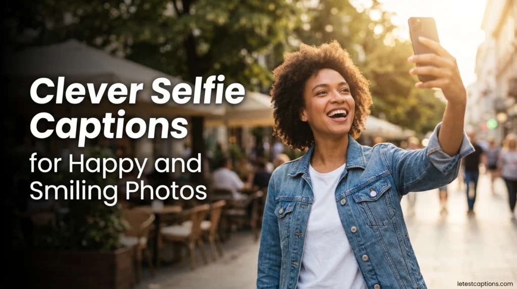 Clever Selfie Captions for Happy and Smiling Photos