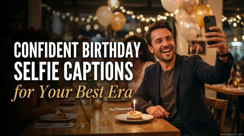 Confident Birthday Selfie Captions for Your Best Era