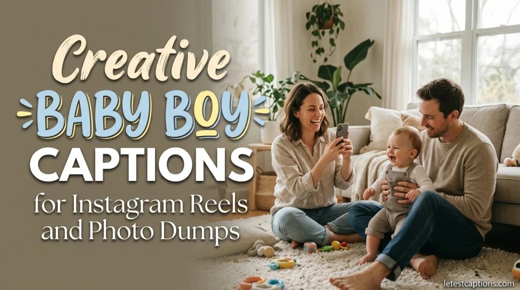 Creative Baby Boy Captions for Instagram Reels and Photo Dumps