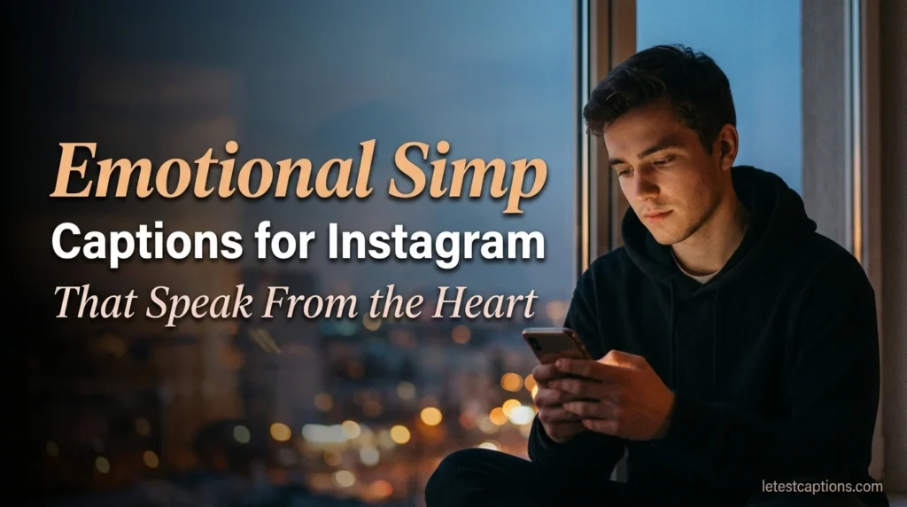 Emotional Simp Captions for Instagram That Speak From the Heart
