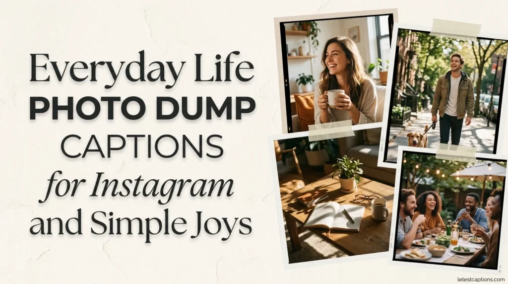 Everyday Life Photo Dump Captions for Instagram and Simple Joys