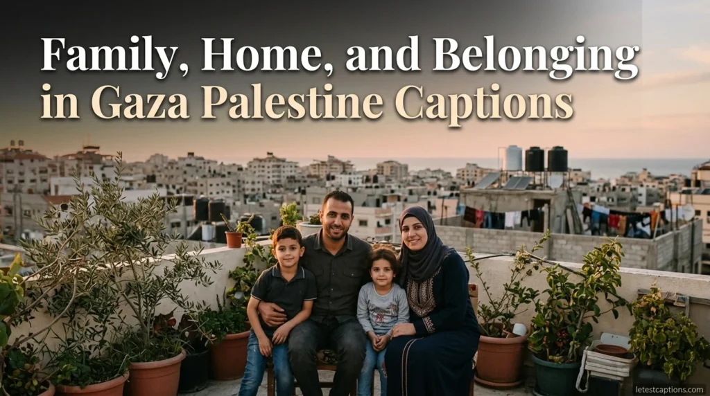 Family, Home, and Belonging in Gaza Palestine Captions