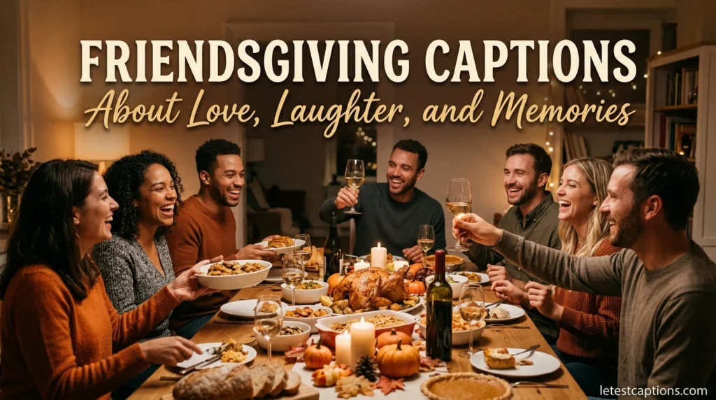 Friendsgiving Captions About Love, Laughter, and Memories