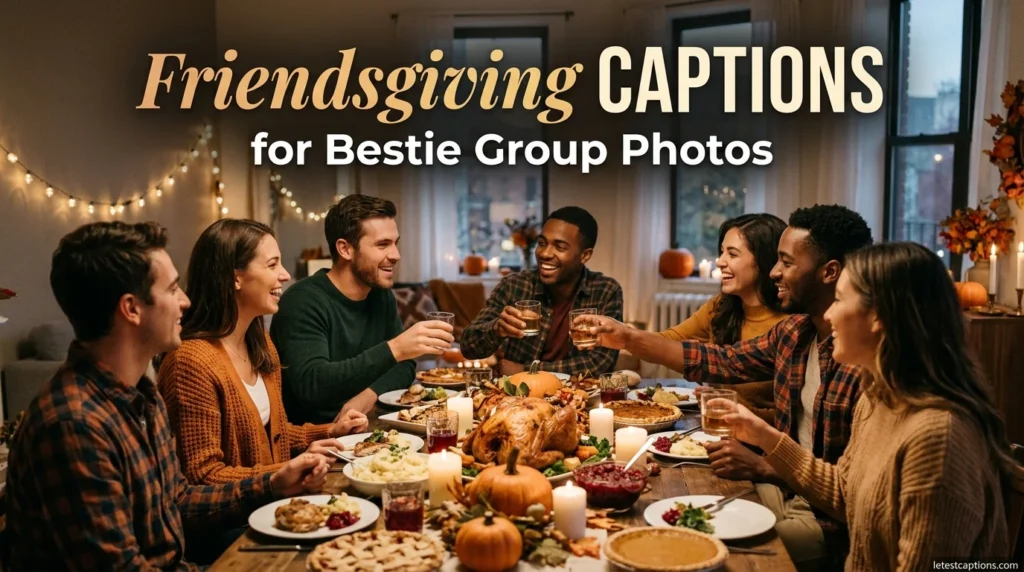 Friendsgiving Captions for Bestie Group Photos